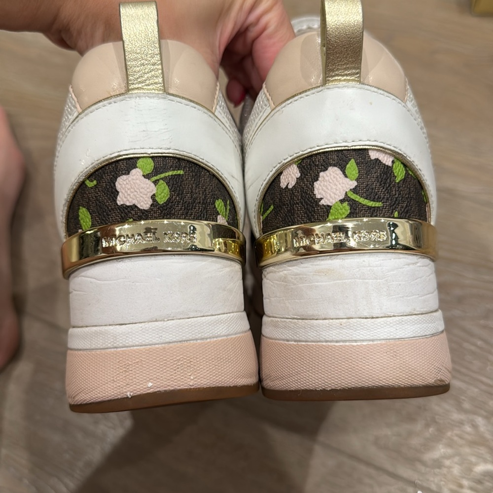 Michael Kors Georgie Trainer sneaker heels - Picture 4 of 9